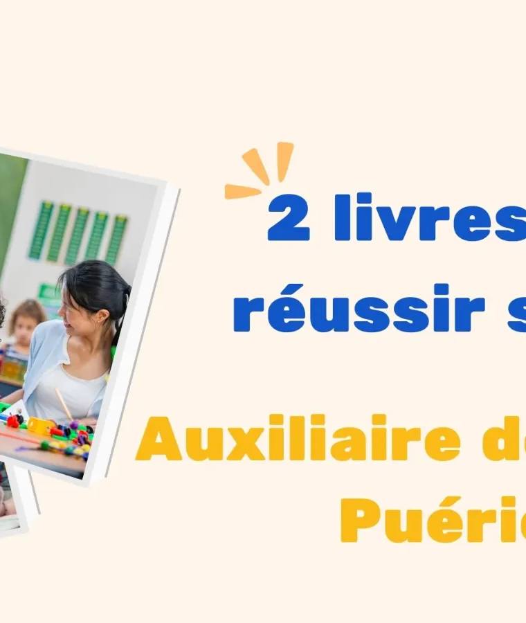 Les 2 livres à acheter pour s'aider dans la VAE Auxiliaire de Puériculture