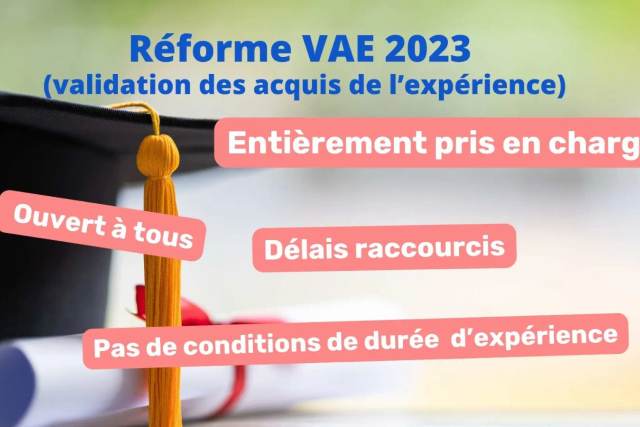 Réforme VAE 2023 : toutes les nouveautés