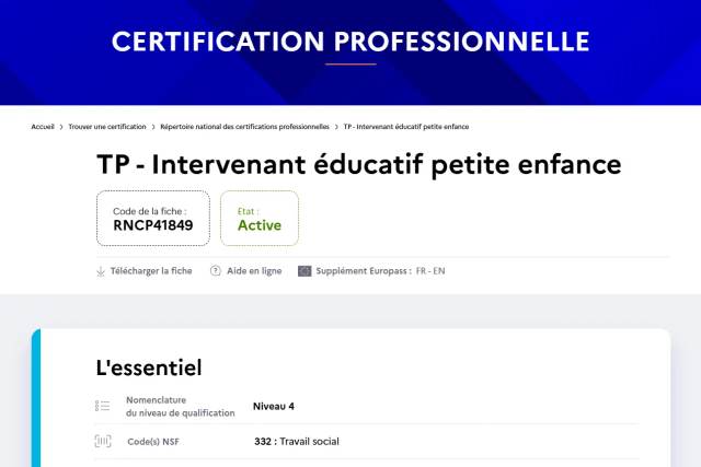 Vrai ou Faux : 5 idées reçues sur le TP Intervenant Éducatif Petite Enfance