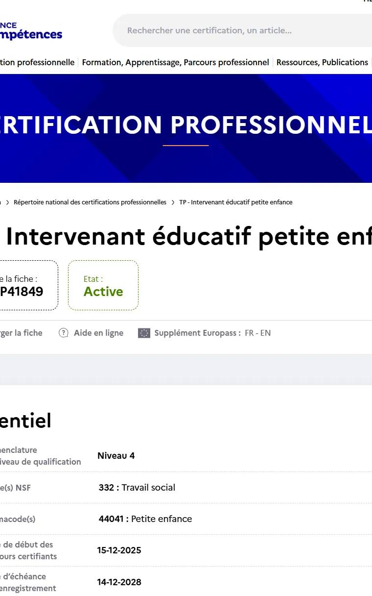 Vrai ou Faux : 5 idées reçues sur le TP Intervenant Éducatif Petite Enfance